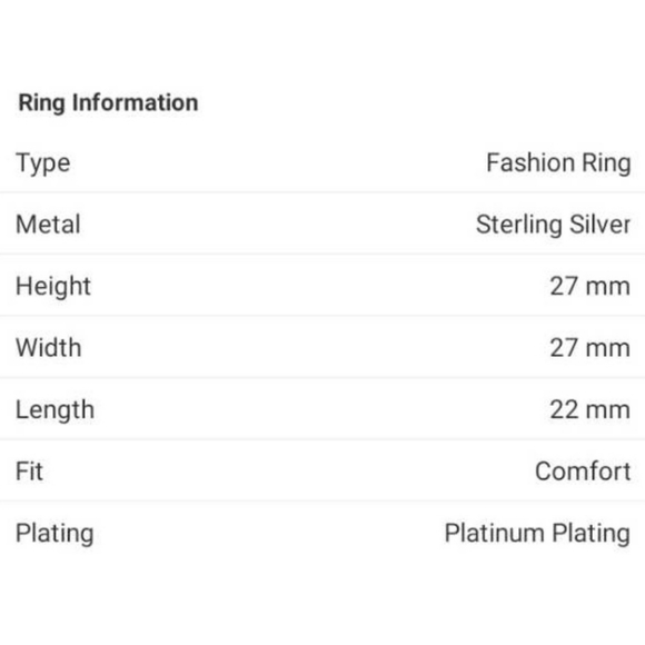 13.15ct Caribbean Quartz Multi Gemstone Ring in Platinum Over Sterling - (#0775) - Picture 5 of 9